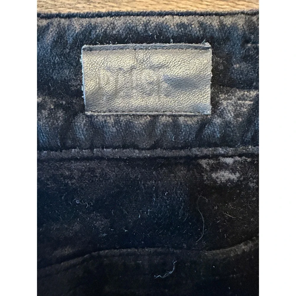 PAIGE Velvet‎ High Rise Skinny Pants Black Size 26 - Picture 4 of 7